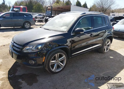 2014 Volkswagen Tiguan R-Line from USA, damaged, VIN WVGAV3AX6EW013418